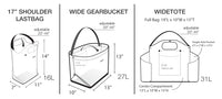 Widetote / GearBucket / LastBag Bundle